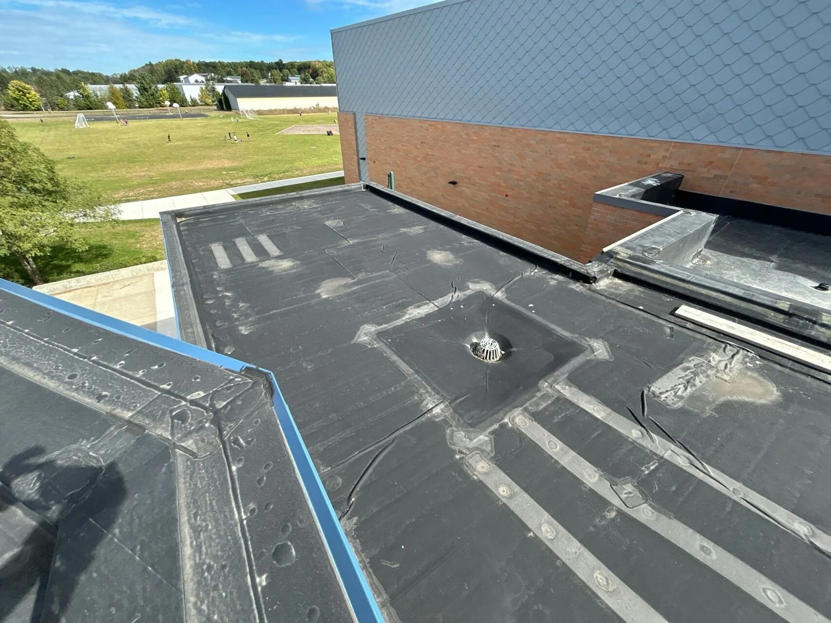 Commercial roof replacement in Green Bay Wisconsin