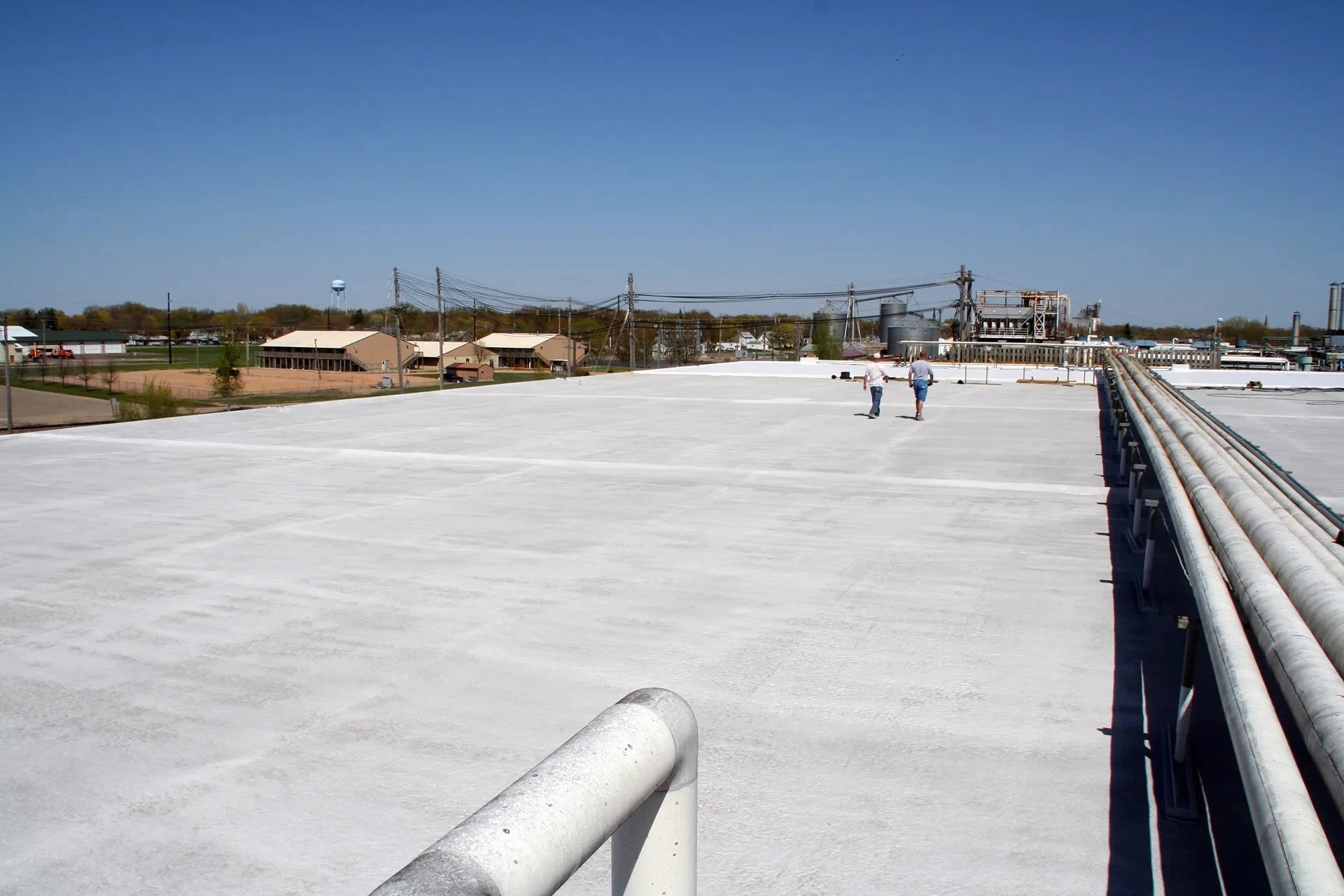 Commercial roof service agreement inspection in Green Bay Wisconsin